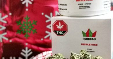 mistletoke by redecan strain review by cannasteph