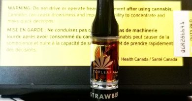 strawberry cream cartridge by top leaf vape review by cannasteph