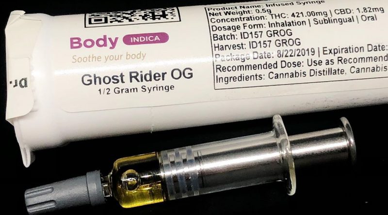 ghost rider og syringe by growhealthy concentrate review by shanchyrls