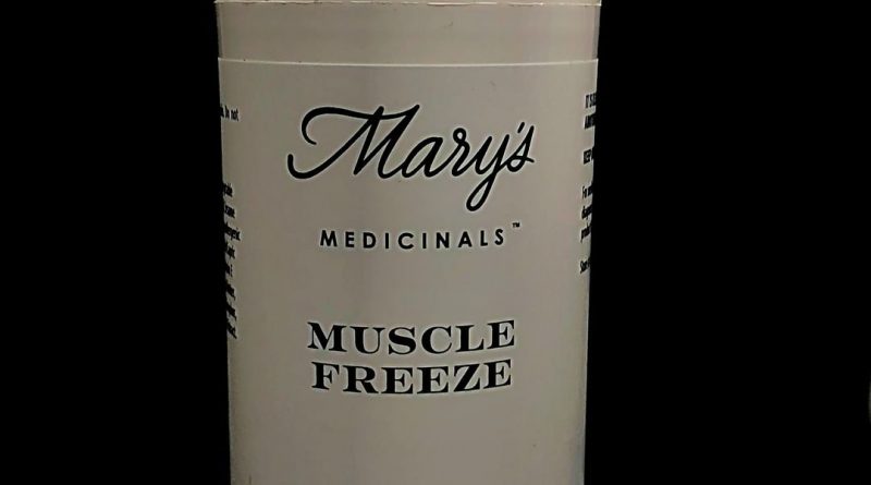 muscle freeze by mary's medicinals topical review by shanchyrls