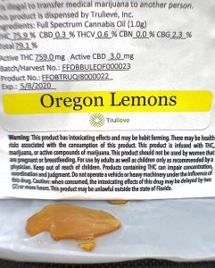oregon lemons shatter from trulieve concentrate review by shanchyrls 2