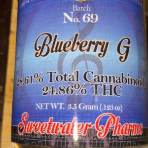 blueberry g by sweetwater pharms strain review by trunorcal420