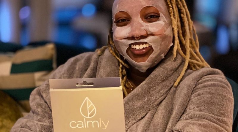 face mask by calmly cbd cosmetic review by upinsmokesession