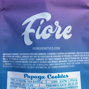 papaya strain cookies review fiore genetics