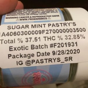 sugar mint pastry's by pastry's strain review by trunorcal420