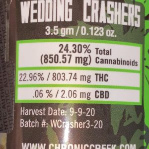 wedding crashers by chronic creek strain review by trunorcal420 2