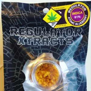 atomic blueberry crumble by regulator xtracts concentrate review by 502strainsheet 2