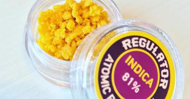 atomic blueberry crumble by regulator xtracts concentrate review by 502strainsheet
