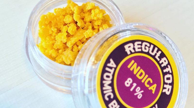 atomic blueberry crumble by regulator xtracts concentrate review by 502strainsheet