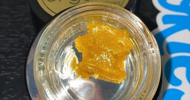 banana cream live resin by organic alternatives concentrate review by no.mids