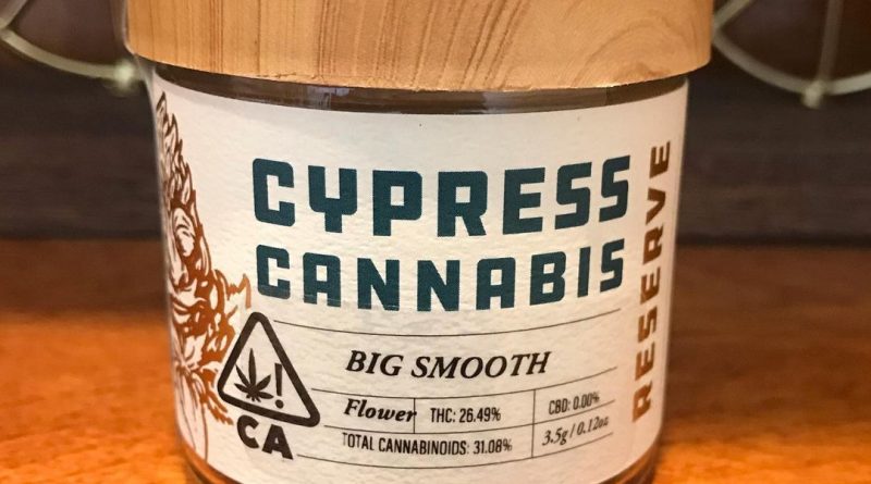 big smooth by cypress cannabis strain review by canu_smoke_test