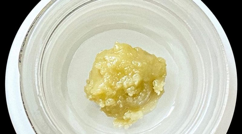 birthday cake live rosin badder by the divine collection concentrate review by okcannacritic
