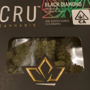 black diamond by cru cannabis strain review by trunorcal420