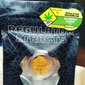 blueberry cookies sugar wax by regulator xtracts concentrate review by 502strainsheet 2