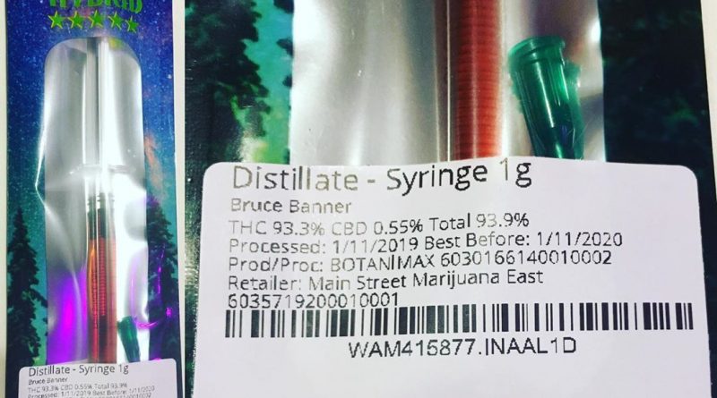 bruce banner distillate by starstillate concentrate review by 502strainsheet