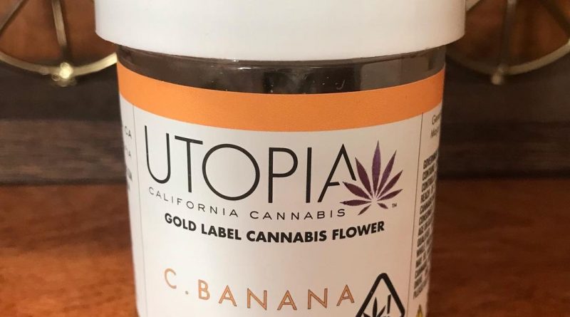 c banana by utopia farms strain review by can_u_smoke_test