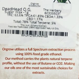 deadhead og ethanol hash oil by orgrow concentrate review by 502strainsheet 2