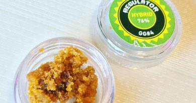 gg#4 sugar wax by regulator xtracts concentrate review by 502strainsheet