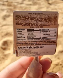 grape soda lollipop by yoshables edible review by _scarletts_strains_