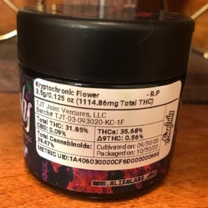 kryptochronic by alien labs strain review by canu_smoke_test 2