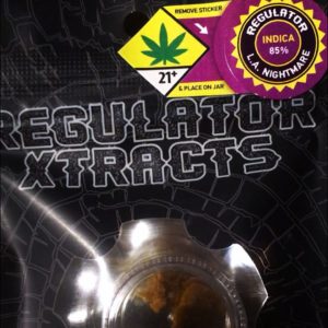 l.a. nightmare sugar wax by regulator xtracts concentrate review by 502strainsheet 2