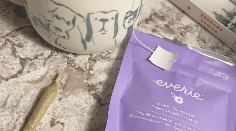 lavender chamomile cbd tea by everie drinkable review by brandiisbaked