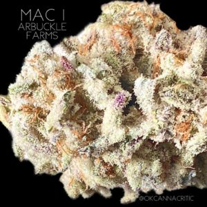 mac 1 by arbuckle farms strain review by okcannacritic