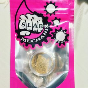 pink champagne crumble by slab mechanix concentrate review by 502strainsheet 2