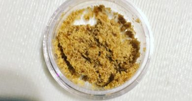 pink champagne crumble by slab mechanix concentrate review by 502strainsheet