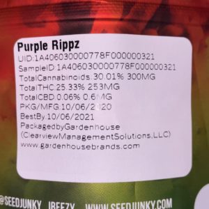 purple rippz by seed junky genetics strain review by trunorcal420