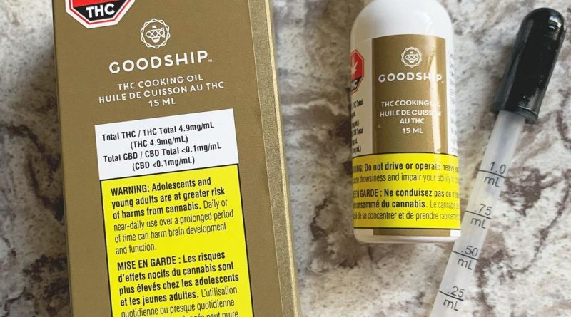 thc cooking oil by goodship edible review by brandiisbaked