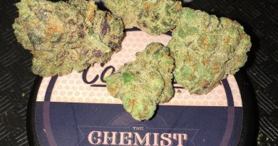 the chemist by connected cannabis co strain review by boofbusters420