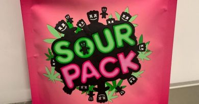 watermelon gummies by sour pack edibles review by budfinderdc