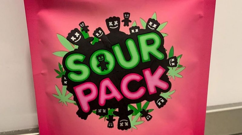 watermelon gummies by sour pack edibles review by budfinderdc