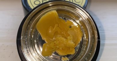 wedding cake live resin by organic alternatives dab review by no.mids