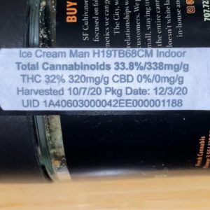 ice cream man by sf cultivators strain review by trunorcal420 2
