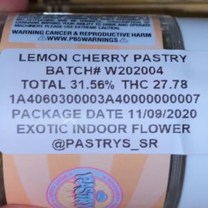 lemon cherry by pastry's strain review by trunorcal420 2