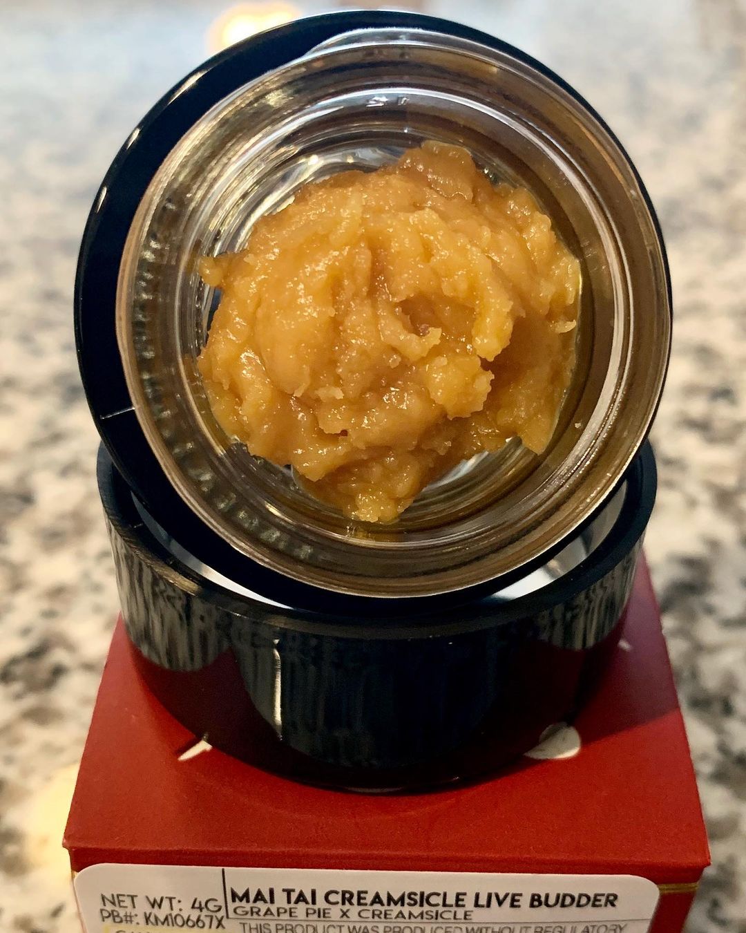 mai tai creamsicle live budder by kush masters dab review by austnpickett