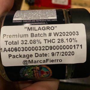 milagro by pastry's x marcafierro strain review by trunorcal420 3