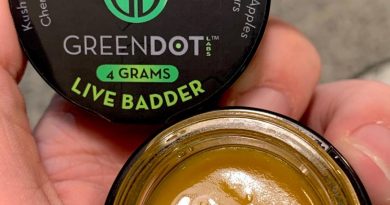 soul cleanser live badder by green dot labs concentrate review by austnpickett