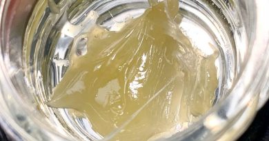 strawberry banana live rosin by leiffa concentrates dab review by austnpickett