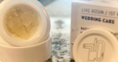 wedding cake live rosin by 710 labs concentrate review by austnpickett