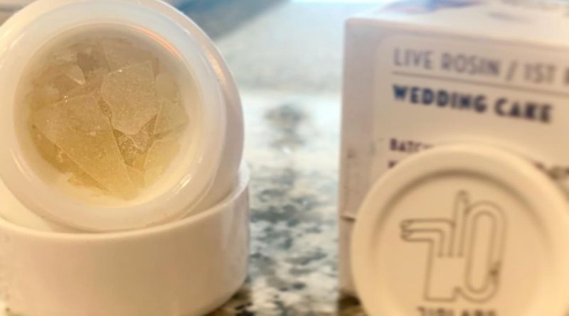 wedding cake live rosin by 710 labs concentrate review by austnpickett