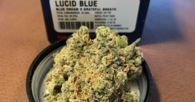 lucid blue by fig farms strain review by christianlovescannabis