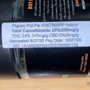 pigeon pot pie by sf cultivators strain review by trunorcal420 2