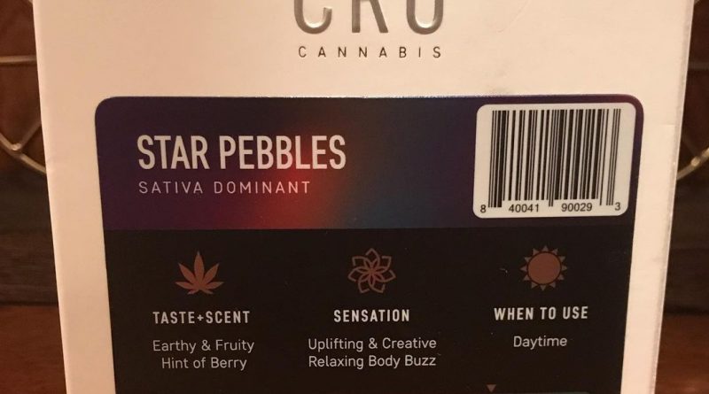 star pebbles by cru cannabis strain review by can_u_smoke_test