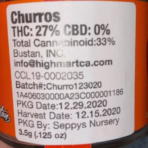 churros by seppy's nursery strain review by trunorcal420