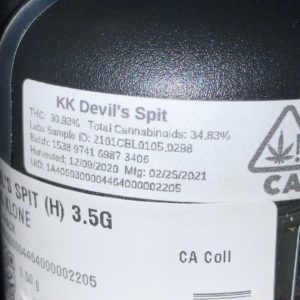 devil's spit by king klone strain review by sjweed.review 2