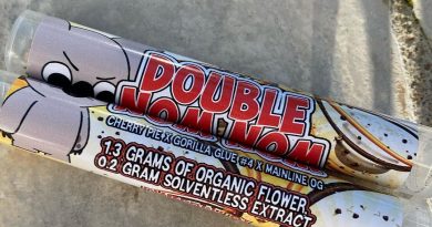 double nom nom pre-roll by the country club strain review by jean_roulin_420 2