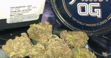 fritter og by west coast cure strain review by sjweed.review